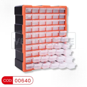 organizador 60 gavetas PROTOOLS para componentes electrónicos