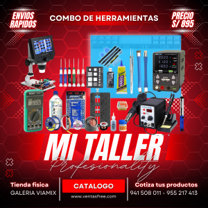combo herramientas taller profesional 2026 electrónica y medición